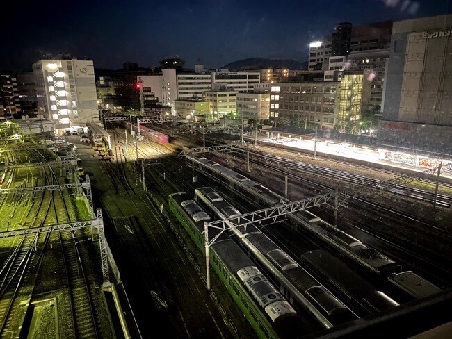 都シティ近鉄京都駅からの夜景